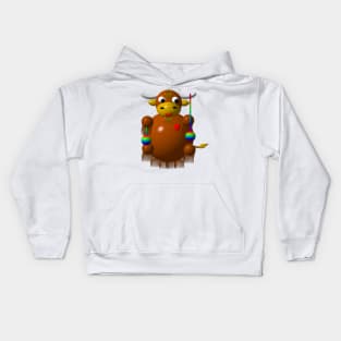 Cute Yak With Yo-Yo's Kids Hoodie